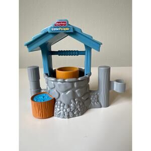 Fisher-Price Little People 2008 Nativity Stable Water Well Christmas Scene